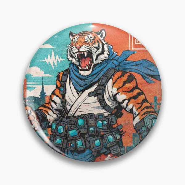 Item preview, Tiger Fury, Neon Flurry designed and sold by SabaMirzique.