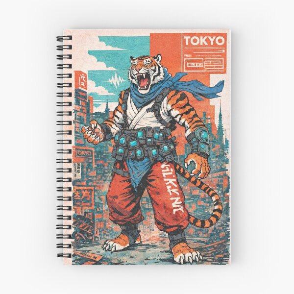 Item preview, Tiger Fury, Neon Flurry designed and sold by SabaMirzique.