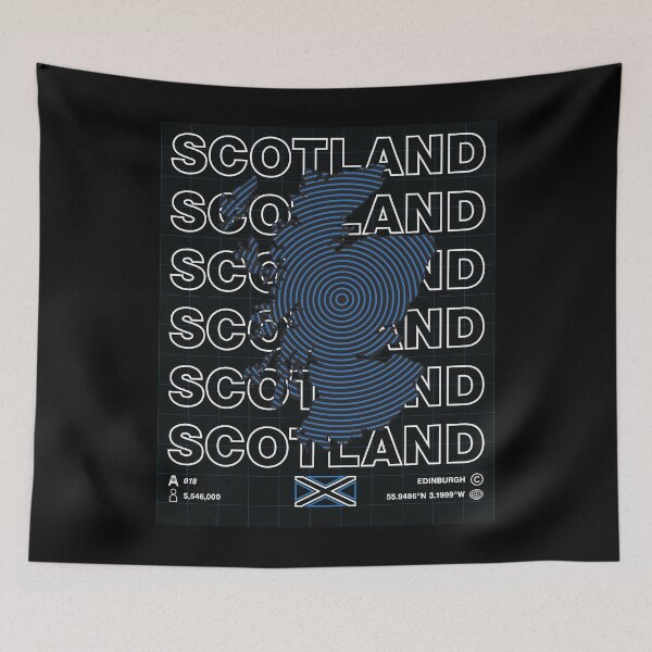 Item preview, Scotland Minimal Map designed and sold by Atlas-Array.