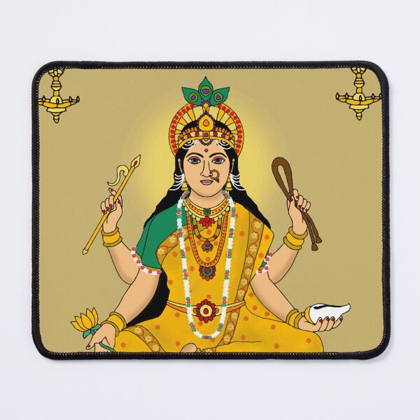 Item preview, Goddess Nanda Devi Art – Sacred Himalayan Divine Illustration designed and sold by Harshit_Digital_Arts.
