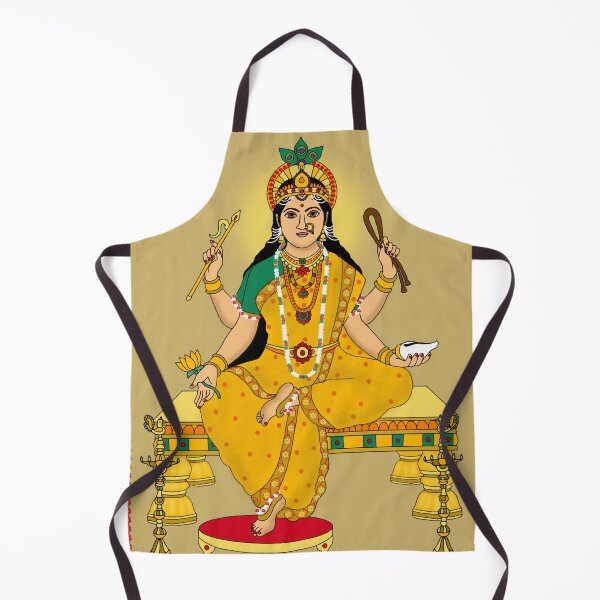 Item preview, Goddess Nanda Devi Art – Sacred Himalayan Divine Illustration designed and sold by Harshit_Digital_Arts.
