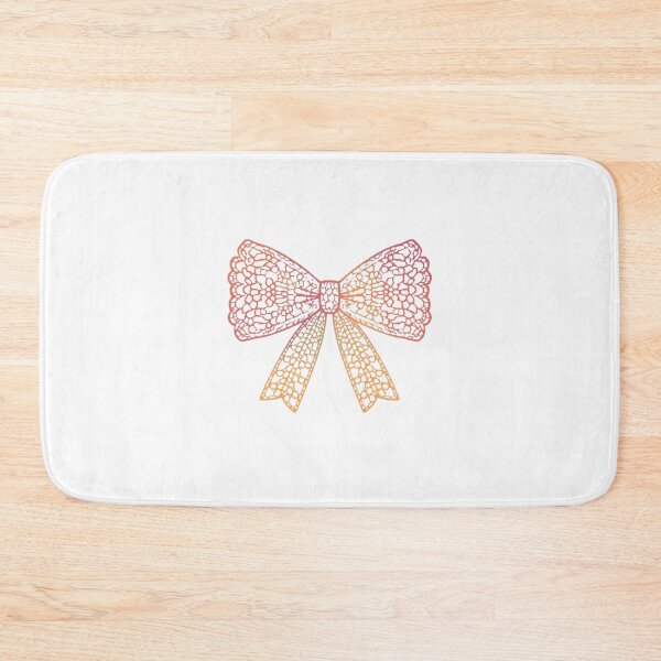 Item preview, Pink floral lace bow designed and sold by uunaa.