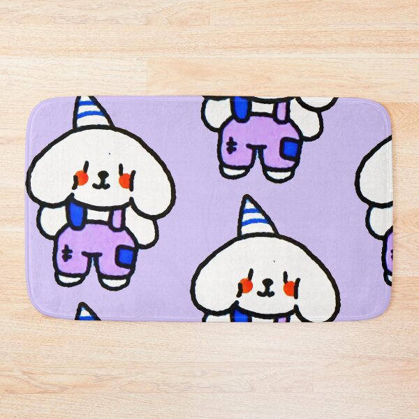 Item preview, Kawaii Birthday Dog - Soft Aesthetic White Puppy  designed and sold by Tokraz-art.