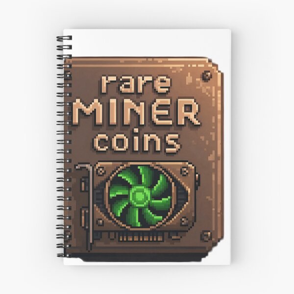 Item preview, A pixelated rare miner coin on transparent background designed and sold by Creative88Art.