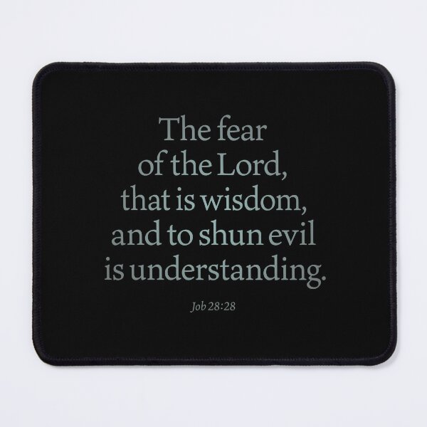 Item preview, The fearof the Lord,that is wisdom,and to shun evilis understanding. v.2 designed and sold by x1brett.