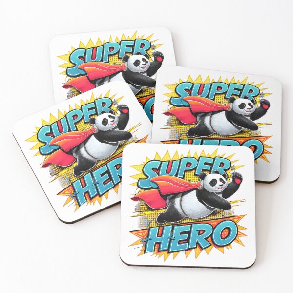 Aperçu de l'œuvre Super Hero cute animal fliying Panda adventure créée et vendue par madevdine.