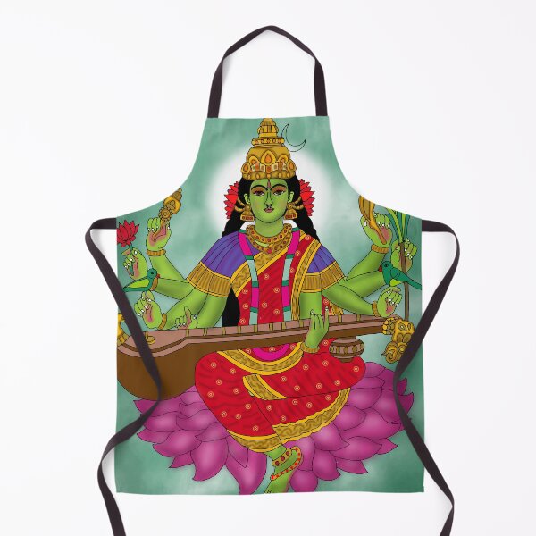 Item preview, Goddess Matangi Art – Divine Tantric Wisdom Hindu Illustration designed and sold by Harshit_Digital_Arts.
