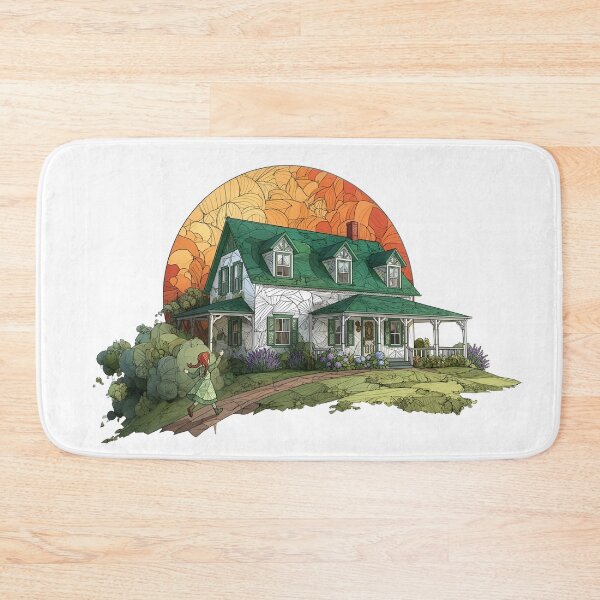 Item preview, Anne Shirley Running To Green Gables Geometric House designed and sold by Fenay Designs.