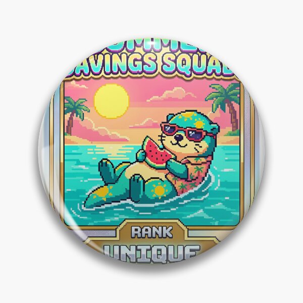 Item preview, A cartoon bear on a colorful float in the ocean on transparent background designed and sold by Creative88Art.