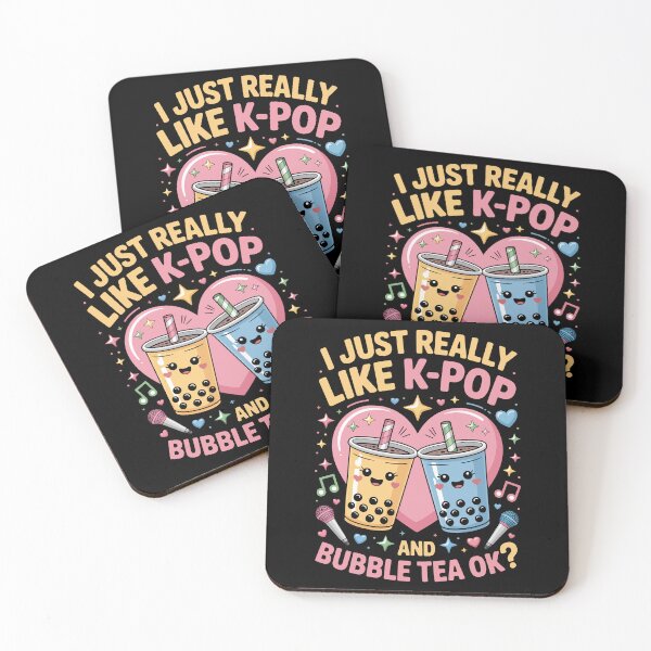 Item preview, I JUST REALLY LIKE K-POP AND Bubble Tea OK? designed and sold by jkrphoto.