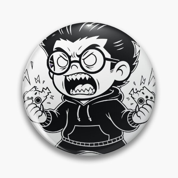 Item preview, Angry Gamer, Broken Controller, Rage designed and sold by PixelStudioBe.