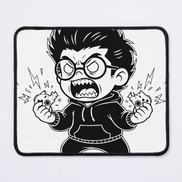 Item preview, Angry Gamer, Broken Controller, Rage designed and sold by PixelStudioBe.
