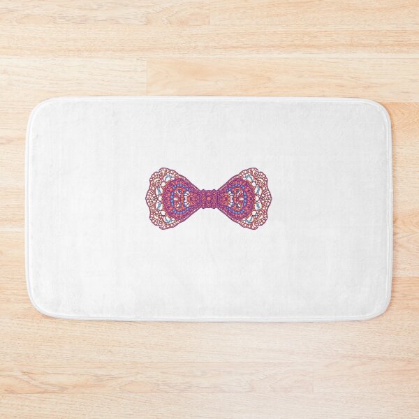 Item preview, Pink floral lace bow designed and sold by uunaa.