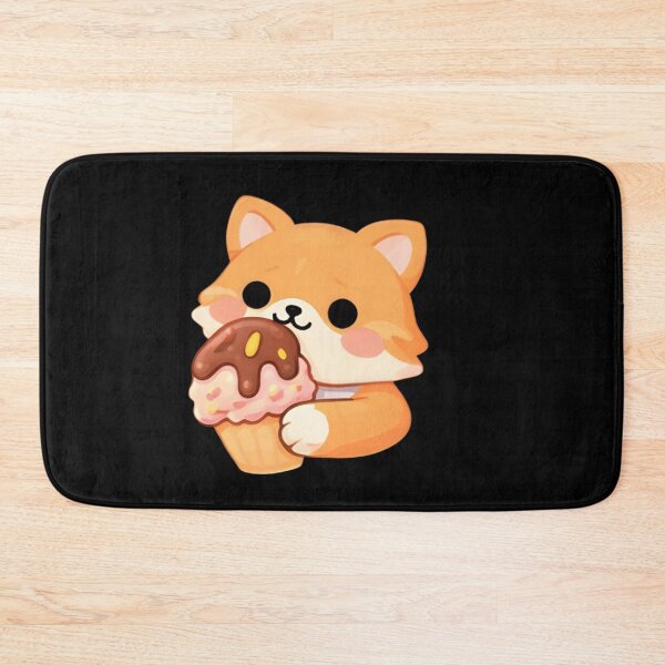 Item preview, Adorable Kawaii Puppy with Chocolate Cupcake designed and sold by Trendora90.
