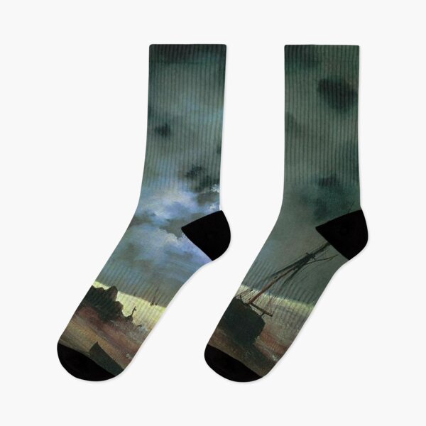 Item preview, Sea coast at night, near the beacon designed and sold by SharonTheFirst.
