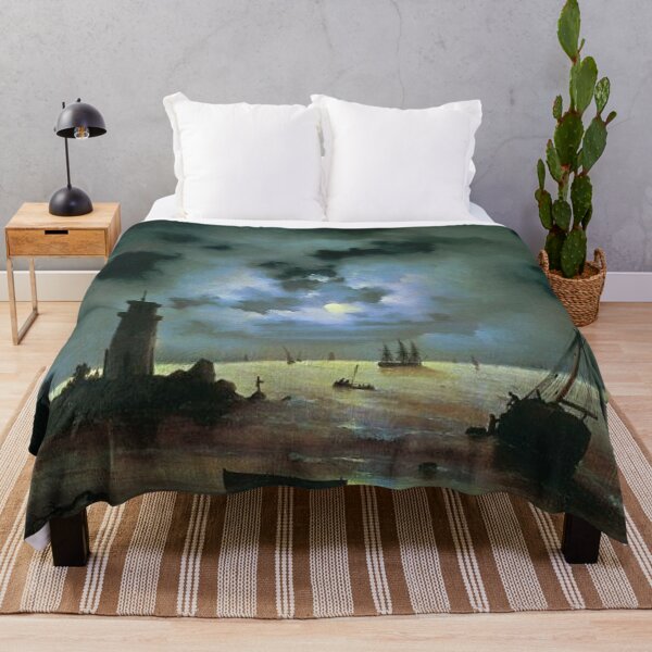 Item preview, Sea coast at night, near the beacon designed and sold by SharonTheFirst.