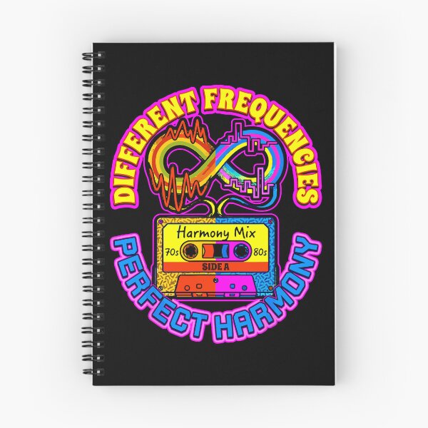 Item preview, Different Frequencies Perfect Harmony Cassette Autism Awarenes Neurodiversity designed and sold by phoebelevine.