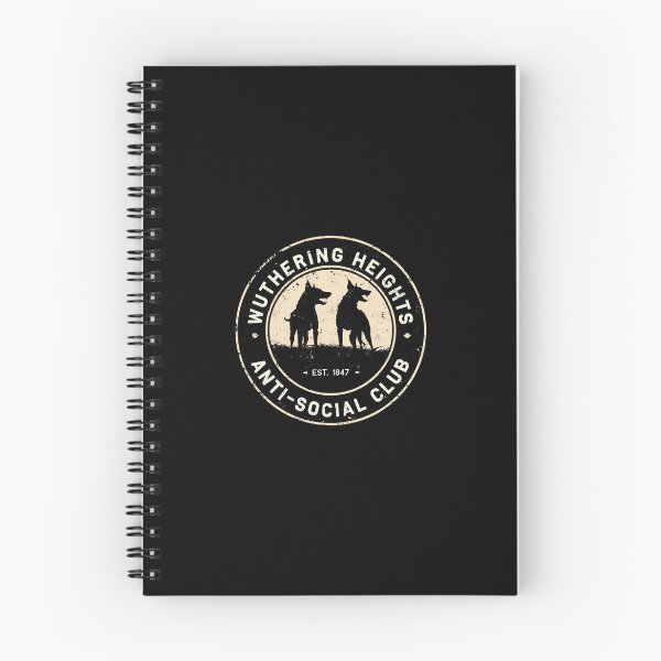 Item preview, Wuthering Heights Anti-Social Club Est 1847 Gothic Dogs designed and sold by Fenay Designs.