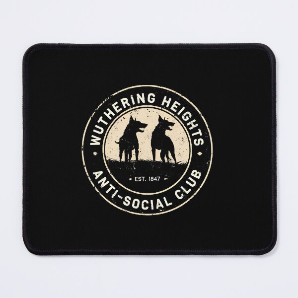 Item preview, Wuthering Heights Anti-Social Club Est 1847 Gothic Dogs designed and sold by Fenay Designs.
