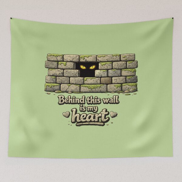 Item preview, Behind this wall is my heart.  designed and sold by Atelierby-Anita.