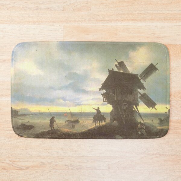 Item preview, Windmill on the Sea Coast designed and sold by SharonTheFirst.