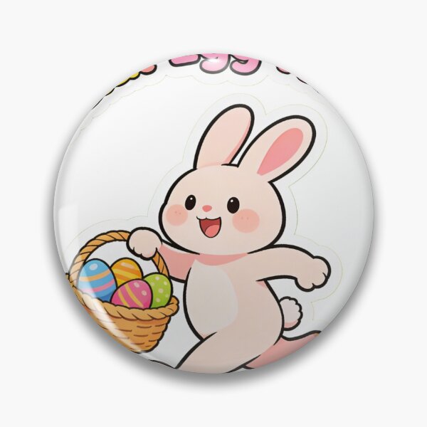 Item preview, Official Egg Hunter Cute Easter Bunny Kids Funny Egg Hunt Sticker designed and sold by Artclo3.