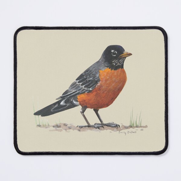 Item preview, American Robin 5 painting designed and sold by Emily Bickell.