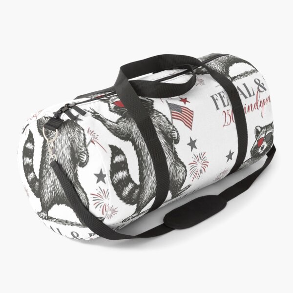Item preview, Feral And Free 250th Independence Summer Raccoon 4th Of July Fireworks designed and sold by phoebelevine.