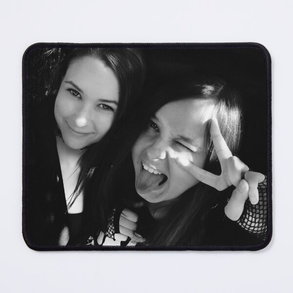 Item preview, Elin och Emma vitt tryck designed and sold by Demonsdenpodd.