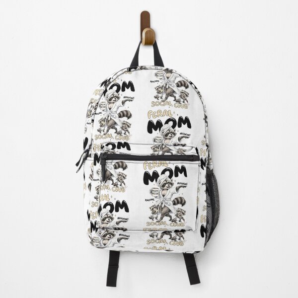 Item preview, Feral Mom Social Club Feral Raccoon Mom Mode Raising Hellions designed and sold by phoebelevine.