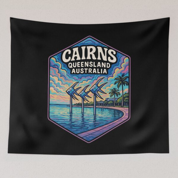 Item preview, Cairns Travel Queensland Tropical Australia  designed and sold by TomFrontierArt.