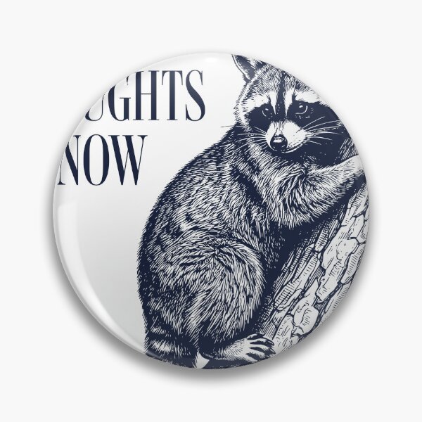 Item preview, Second Thoughts Now Raccoon, Overthinking Mood, Hesitation Moment, Avoiding Decisions, Vintage Animal Illustration designed and sold by TeeVerse27.