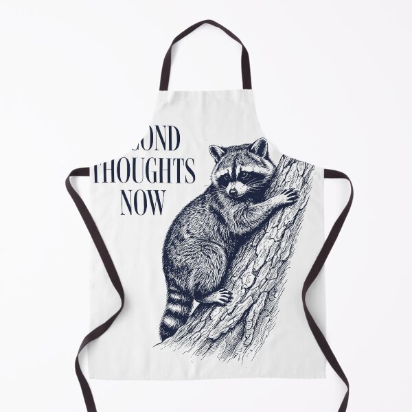 Item preview, Second Thoughts Now Raccoon, Overthinking Mood, Hesitation Moment, Avoiding Decisions, Vintage Animal Illustration designed and sold by TeeVerse27.