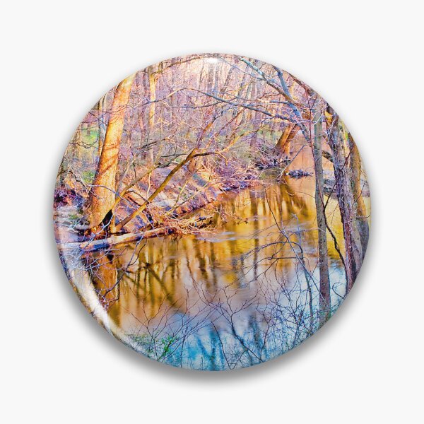 Item preview, Spring, Pennypack Creek, Montgomery County, Pennsylvania, Digital Illustration designed and sold by AMacGPhilly.