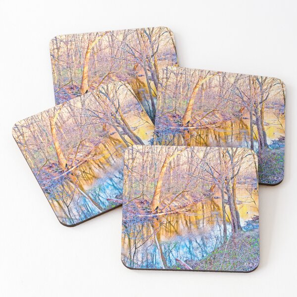 Item preview, Spring, Pennypack Creek, Montgomery County, Pennsylvania, Digital Illustration designed and sold by AMacGPhilly.