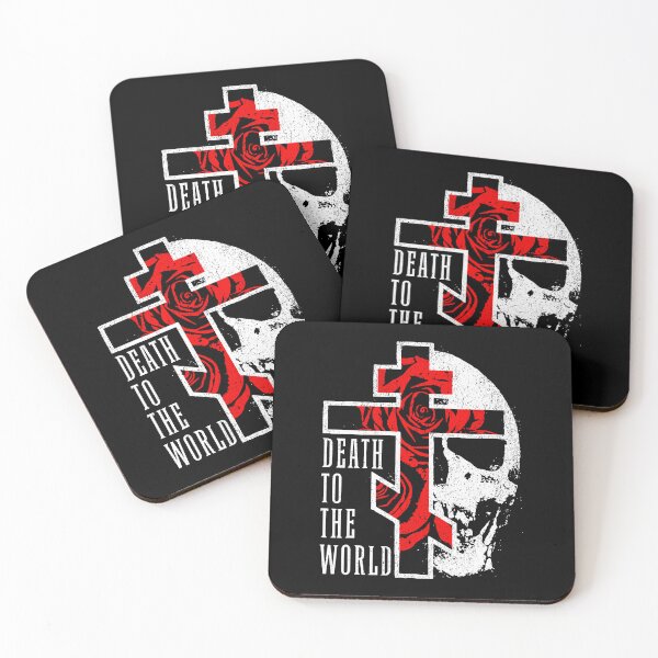 Item preview, Death to The World Eastern Orthodox Christian Cross Skull designed and sold by phoebelevine.