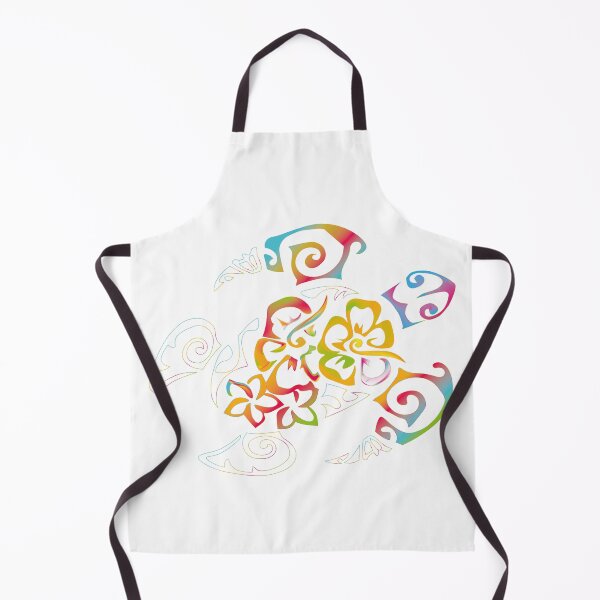 Item preview, Vibrant Hawaiian Tribal Sea Turtle – Colorful Polynesian Hibiscus Art Design designed and sold by SurfaceLab.