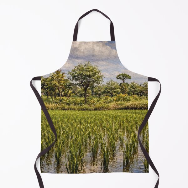 Item preview, Bali Rice Field Art Print – Oil Painting Effect Tropical Wall Decor designed and sold by Shot-By-Garth.
