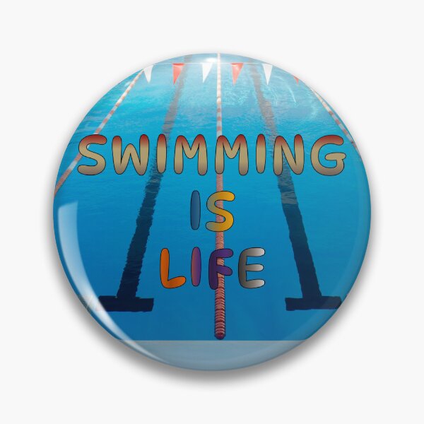 Item preview, Swimming Is Life Design #4 designed and sold by Holy JM Designs.