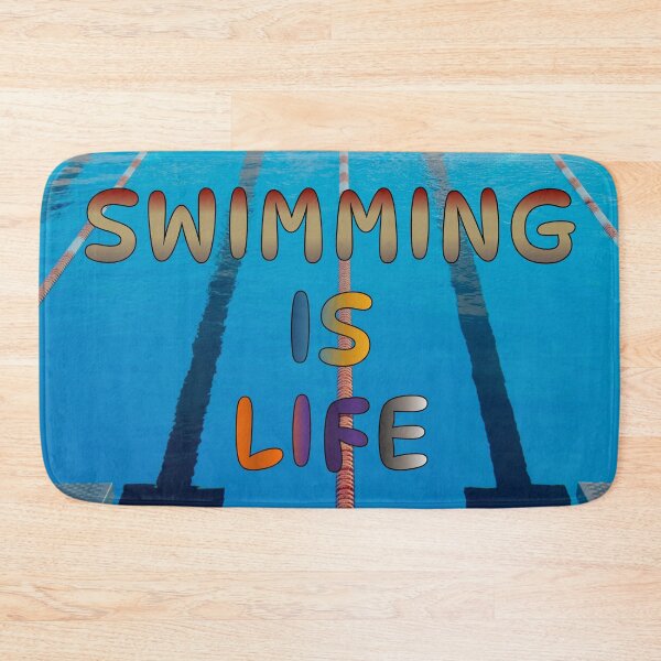 Item preview, Swimming Is Life Design #4 designed and sold by Holy JM Designs.