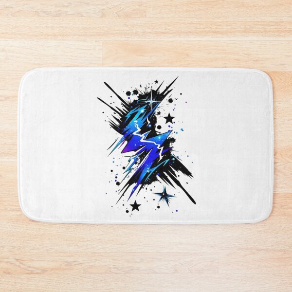 Item preview, Electric Cosmic Lightning Burst – Abstract Blue Energy Star Graffiti Design designed and sold by Dyan4.