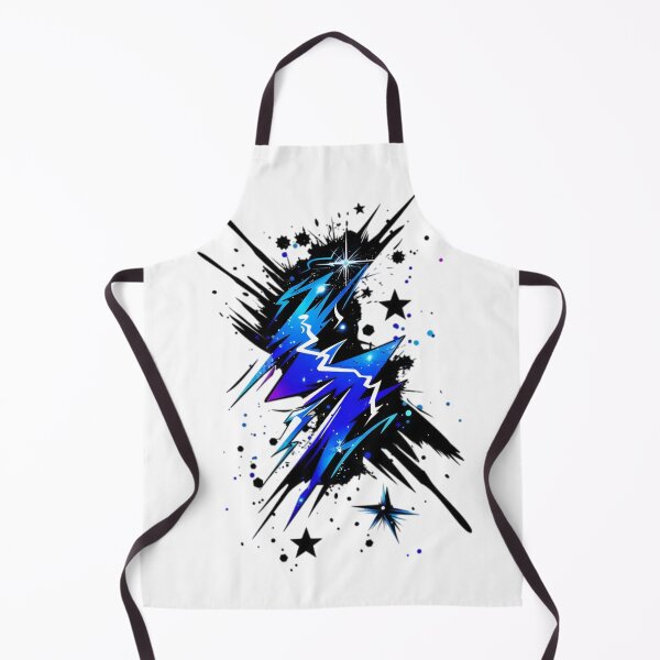 Item preview, Electric Cosmic Lightning Burst – Abstract Blue Energy Star Graffiti Design designed and sold by Dyan4.