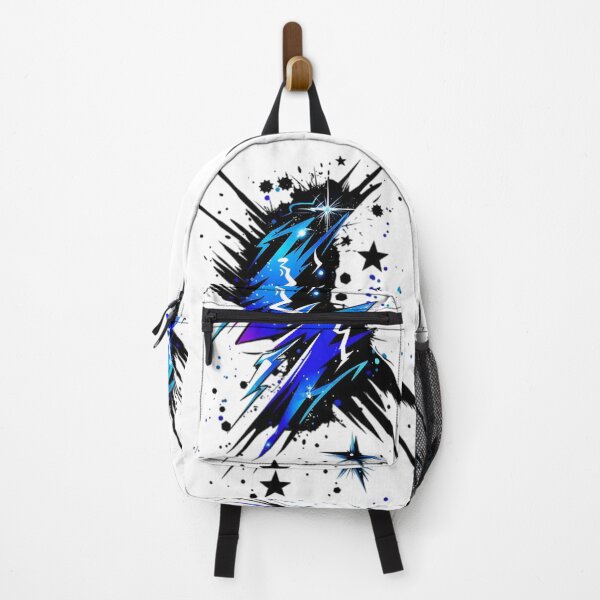 Item preview, Electric Cosmic Lightning Burst – Abstract Blue Energy Star Graffiti Design designed and sold by Dyan4.