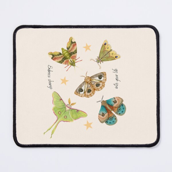 Item preview, Moth Butterfly, Artsy Goth, Trendy Bug, Insect Goblincore, Cottagecore Moth, aesthetic moth designed and sold by MakitoDesign.