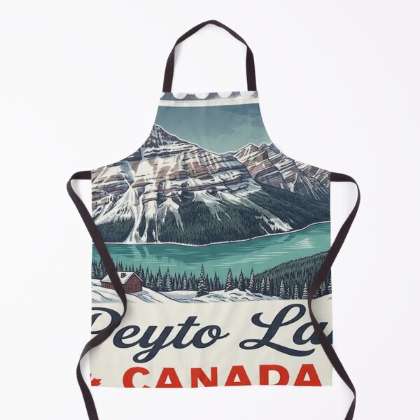 Item preview, Peyto Lake alberta CA Retro Water designed and sold by devonclemon.