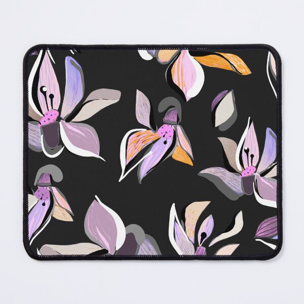 Item preview, Dark Abstract Floral Pattern in Pastel Tones designed and sold by Brumart.