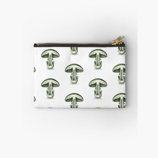 Item preview, Green Botanical Mushroom Cross-Section Illustration designed and sold by Bio Tech Art.