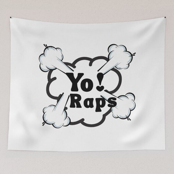 Item preview, YO RAPS ! Raps Comic Book Talk Bubble T-Shirt Small designed and sold by TTT-Funny-Shop.