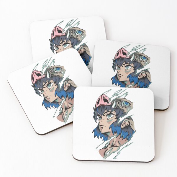 Artikelvorschau, Inosuke Hashibira Maske Anime Ästhetisches Design entworfen und verkauft von Aedition.