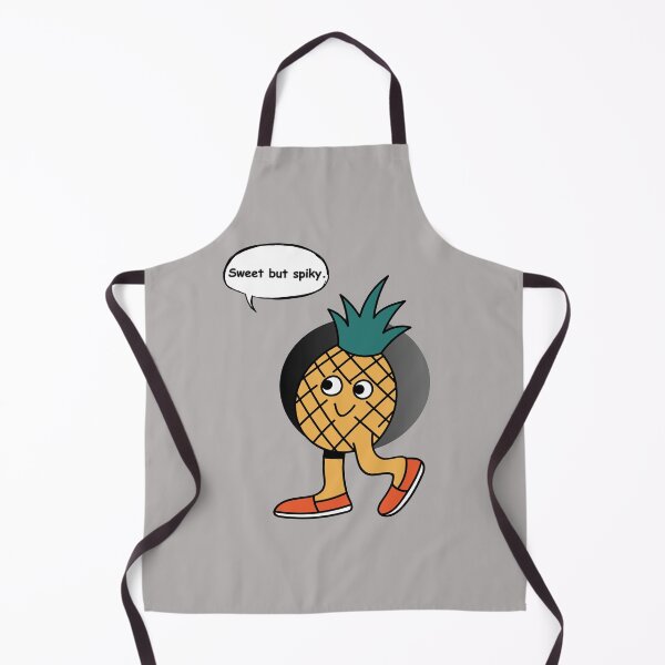 Item preview, Sweet but Spiky Pineapple Sticker | Cute Kawaii Pineapple Cartoon Design designed and sold by RositaArtStudio.
